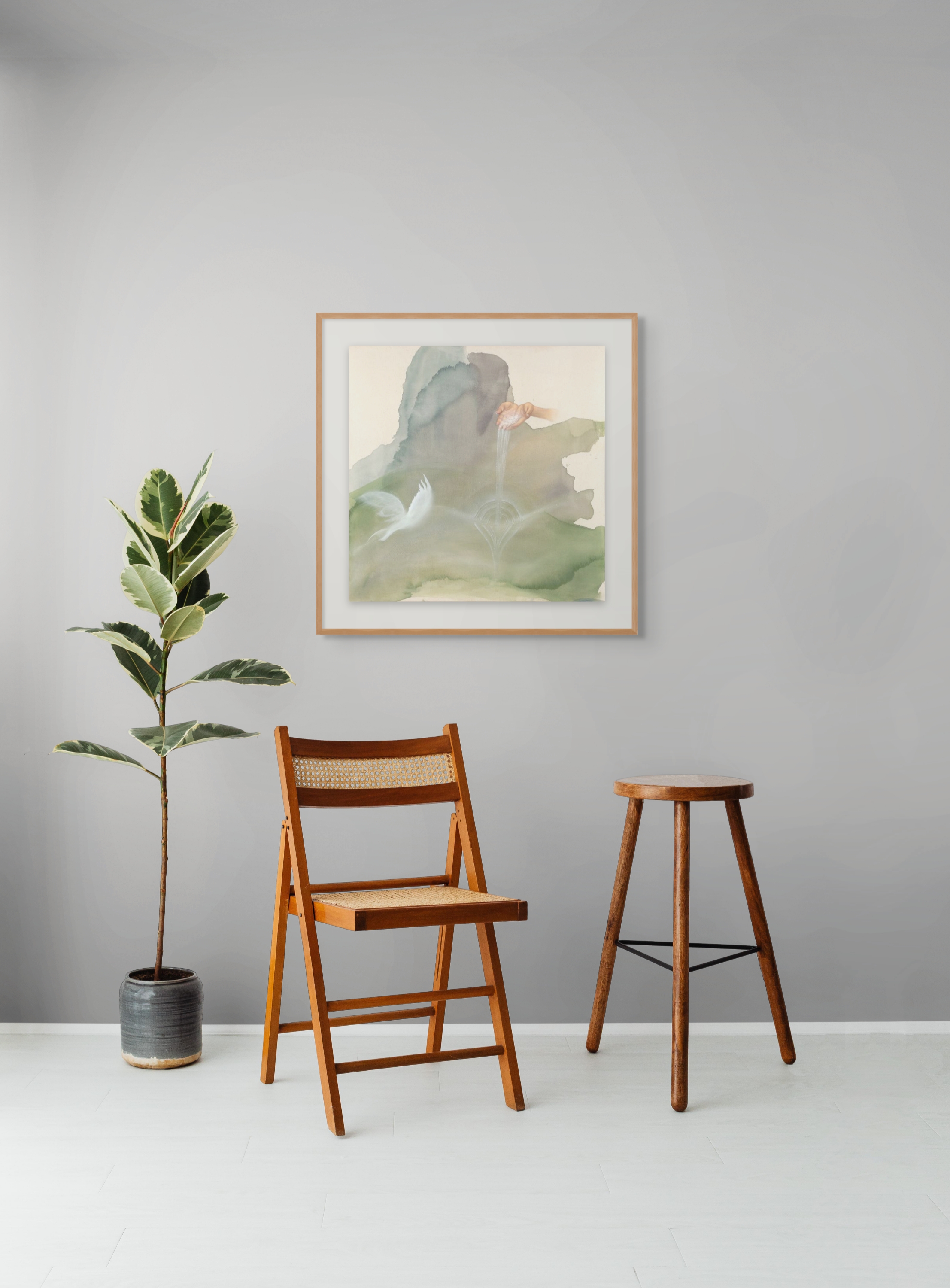 Interconnection by Jenelle Annette shown in a styled interior